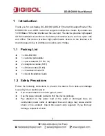 Preview for 4 page of Digisol DG-BG100 User Manual