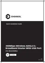 Digisol DG-BG4100NU Quick Installation Manual preview