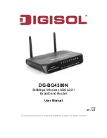 Предварительный просмотр 1 страницы Digisol DG-BG4300N User Manual