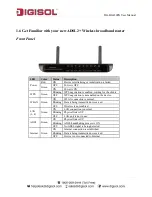 Предварительный просмотр 9 страницы Digisol DG-BG4300N User Manual