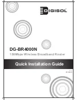 Предварительный просмотр 1 страницы Digisol DG-BR4000N Quick Installation Manual