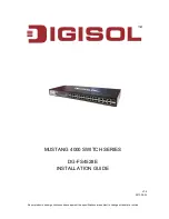 Digisol DG-FS4528E Installation Manual preview