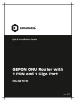 Digisol DG-GR1010 Quick Installation Manual preview