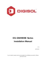 Digisol DG-GS4900SE Series Installation Manual preview