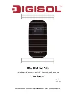 Digisol DG-HR1060MS User Manual preview