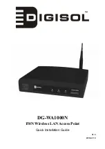 Preview for 1 page of Digisol DG-WA1000N Quick Installation Manual