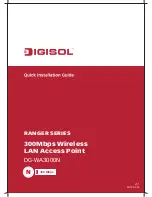 Digisol DG-WA3000N Quick Installation Manual предпросмотр