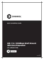 Предварительный просмотр 1 страницы Digisol DG-WR3001NE Quick Installation Manual