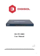 Preview for 1 page of Digisol DG-WU2008 User Manual