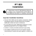 Предварительный просмотр 4 страницы Digital Acoustics IP7-SE8 Getting Started Manual