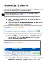 Предварительный просмотр 3 страницы Digital Acoustics SPKR-IP-CS-IC Getting Started Manual