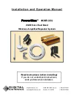 Digital Antenna PowerMax 4KMR-30U Installation And Operation Manual preview