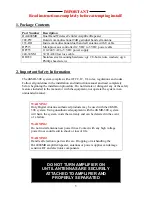 Preview for 3 page of Digital Antenna PowerMax 4KMR-30U Installation And Operation Manual