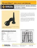 Digital Antenna PowerMax CA55M Specifications preview