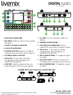 Preview for 2 page of Digital Audio Labs LIVEMIX CS-DUO Quick Start Manual