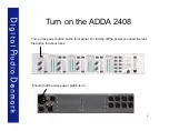 Предварительный просмотр 4 страницы Digital audio THE ADDA 2408 Quick Start Manual