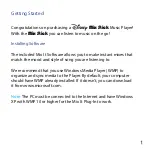 Preview for 2 page of Digital Blue Disney Mix Stick Getting Started Manual