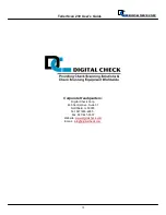 Предварительный просмотр 18 страницы Digital Check TellerScan 230-100 User Manual