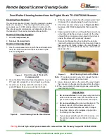 Digital Check TellerScan TS240 Cleaning Manual preview