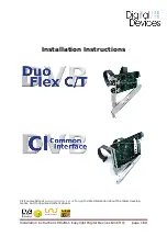 Digital Devices DuoFlex C/T Installation Instructions Manual preview