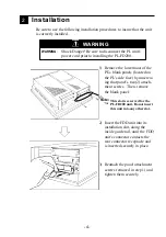 Preview for 4 page of Digital Electronics Corporation PL-FD200 Installation Manual