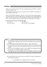 Предварительный просмотр 4 страницы Digital Electronics FP-570-T User Manual