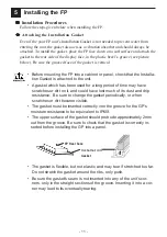 Предварительный просмотр 11 страницы Digital Electronics FP790-T21 Installation Manual