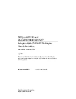 Digital Equipment Adaptec AHA-1742A User Information preview