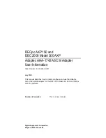 Preview for 1 page of Digital Equipment Adaptec AHA-1742A User Information