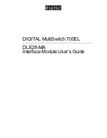 Preview for 1 page of Digital Equipment DLE28-MA User Manual