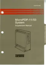 Digital Equipment Micro PDP-11/53 Supplement Manual preview