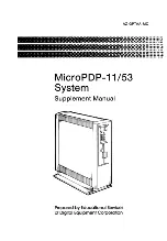 Preview for 2 page of Digital Equipment Micro PDP-11/53 Supplement Manual