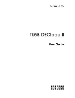 Предварительный просмотр 1 страницы Digital Equipment TU58 DECtape II User Manual