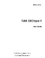 Предварительный просмотр 2 страницы Digital Equipment TU58 DECtape II User Manual