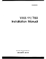 Digital Equipment Unibus VAX-11/780 Installation Manual preview