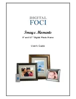 Digital Foci Image Moments IMT-063 User Manual preview