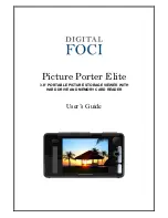 Предварительный просмотр 1 страницы Digital Foci Picture Porter Elite PPE-360 User Manual