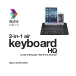Digital Gadgets digital basics 2-in-1 air keyboard HQ Quick Start Manual preview