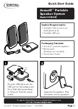 Digital Innovations AcoustX 4330300 Quick Start Manual предпросмотр