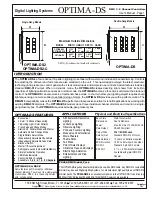 Предварительный просмотр 2 страницы Digital Lighting Systems OPTIMA-DS User Manual