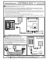 Предварительный просмотр 5 страницы Digital Lighting Systems OPTIMA-DS User Manual