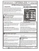 Предварительный просмотр 6 страницы Digital Lighting Systems OPTIMA-DS User Manual