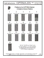 Предварительный просмотр 8 страницы Digital Lighting Systems OPTIMA-DS User Manual