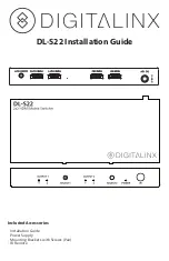 Preview for 1 page of DIGITAL LINX DL-S22 Installation Manual