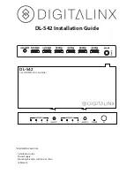 DIGITAL LINX DL-S42 Installation Manual preview