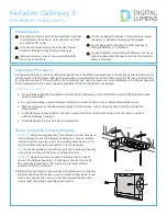 Digital Lumens Network Gateway 3 Installation Instructions preview