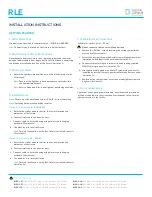 Preview for 4 page of Digital Lumens RLE Series Installation Instructions Manual