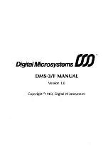 Digital Microsystems DMS-3/F Manual предпросмотр