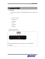 Preview for 3 page of Digital Multimedia Technology DC10HD Instruction Manual