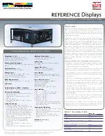 Digital Projection International TITAN Reference 1080p-330-L Technical Specifications предпросмотр